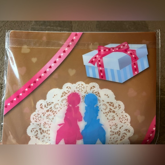 Re:Zero Ram & Rem Choco Clear File Folder Plastic Anime Japan Exclusive Official - Picture 5 of 7